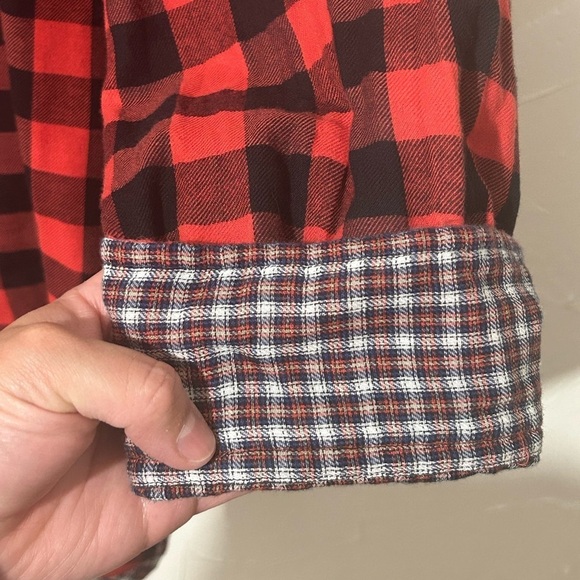 Cremieux Classic Fit Buffalo Plaid Reversible Long Sleeve Woven Shirt Sz 3XB - Picture 8 of 16